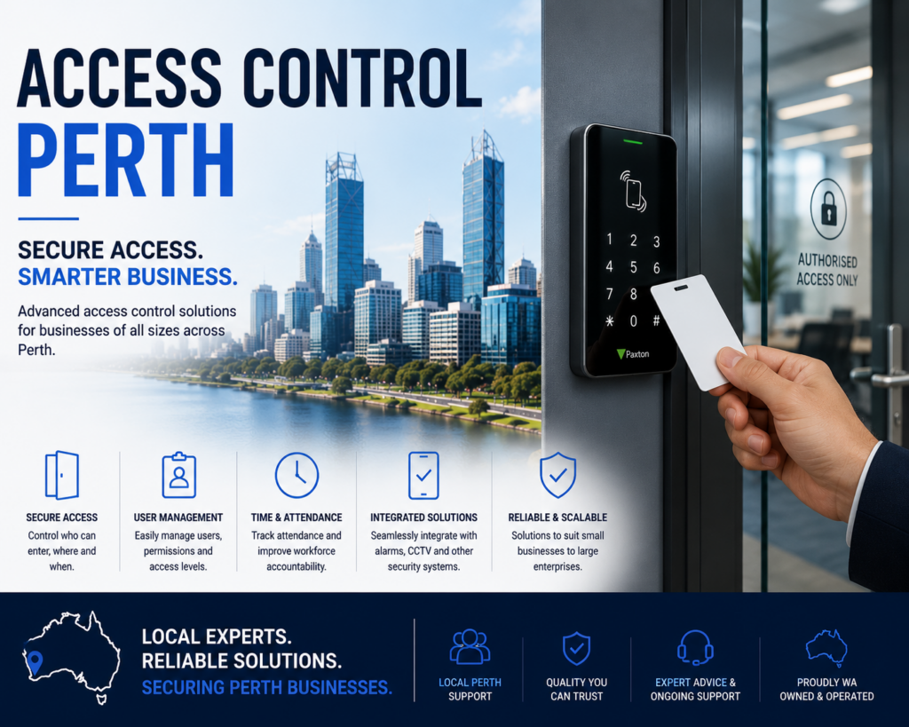 Access Control Systems Perth | Keypads, Card Readers & Smart Locks